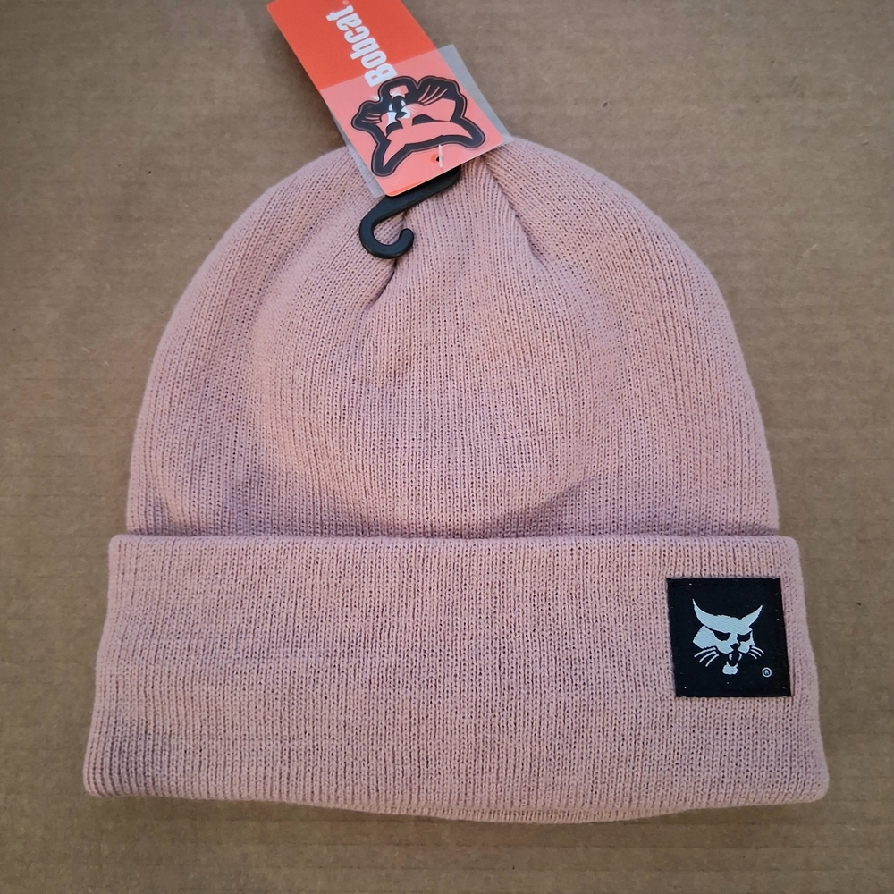 Women's Pink Beanie Bobcat OSFM